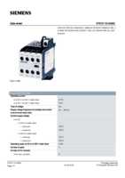 Datasheet for Siemens 3TG10100AM2, EAN: 4011209328617 Datasheet for Siemens 3TG10100AM2, EAN: 4011209328617