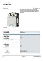 Datasheet for Siemens 3RT12656AP36, EAN: 4011209508934 Datasheet for Siemens 3RT12656AP36, EAN: 4011209508934