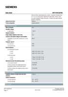 Datasheet for Siemens 3RT10766AF36, EAN: 4011209508514 Datasheet for Siemens 3RT10766AF36, EAN: 4011209508514