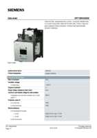 Datasheet for Siemens 3RT10666AB36, EAN: 4011209508095