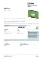 Datasheet for Phoenix Contact 2948306, EAN: 4017918083250