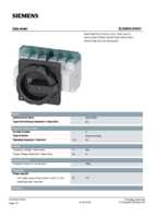 Datasheet for Siemens 3LD25043VK51, EAN: 4011209491427