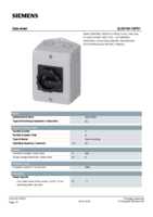 Datasheet for Siemens 3LD21641GP51, EAN: 4011209524217