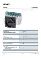 Datasheet for Siemens 3LD21033VK51, EAN: 4011209491182