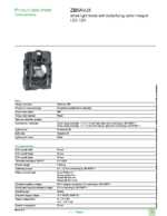 Datasheet for Schneider Electric ZB5AVJ1, EAN: 3389110069853