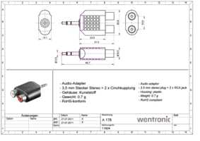 Datasheet for Goobay 11604, EAN: 4040849116049