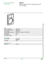 Datasheet for Schneider Electric ZBZ35, EAN: 3389110095913