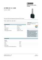Datasheet for Phoenix Contact 3200991, EAN: 4017918094546
