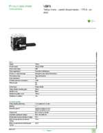 Datasheet for Schneider Electric VBF6, EAN: 3389110804683