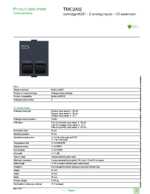 Datasheet for Schneider Electric TMC2AI2, EAN: 3606480649080