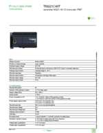 Datasheet for Schneider Electric TM221C40T, EAN: 3606480648748