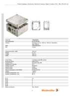 Datasheet for Weidmüller 1565290000, EAN: 4008190030070