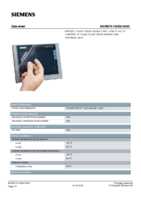 Datasheet for Siemens 6AV65741AD004AX0, EAN: 4025515064893