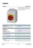 Datasheet for Siemens 3LD20641TC53, EAN: 4011209511927