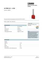 Datasheet for Phoenix Contact 3200810, EAN: 4017918094362
