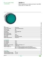 Datasheet for Schneider Electric ZB4BW13, EAN: 3389110889758