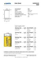 Datasheet for Varta 42337, EAN: 4008496556342