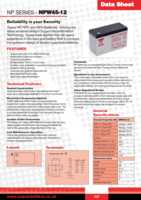 Datasheet for Yuasa 42998, EAN: 4040849429989