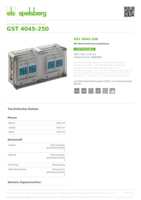 Datasheet for Spelsberg 04604501, EAN: 4013902052226