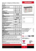 Datasheet for Yuasa 48611, EAN: 4040849486111