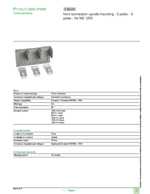 Datasheet for Schneider Electric 33600, EAN: 3303430336006