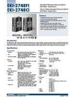 Datasheet for Advantech EKI-2748FI