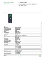Datasheet for Schneider Electric ATV650U22N4, EAN: 3606485410456