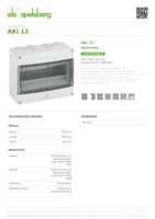 Datasheet for Spelsberg 73641201, EAN: 4013902890736 Datasheet for Spelsberg 73641201, EAN: 4013902890736