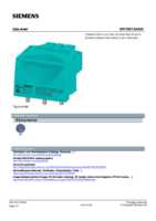 Datasheet for Siemens 3RV19275AA00, EAN: 4011209579088 Datasheet for Siemens 3RV19275AA00, EAN: 4011209579088