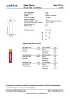 Datasheet for Varta 46837, EAN: 4008496810444