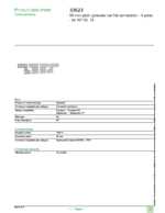 Datasheet for Schneider Electric 33623, EAN: 3303430336235 Datasheet for Schneider Electric 33623, EAN: 3303430336235