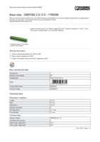 Datasheet for Phoenix Contact 1766356, EAN: 4017918032371