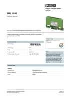 Datasheet for Phoenix Contact 2947750, EAN: 4017918082864