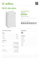 Datasheet for Spelsberg 12791401, EAN: 4013902947263