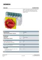 Datasheet for Siemens 3LD22033VK53, EAN: 4011209491359