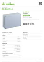 Datasheet for Spelsberg 15001601, EAN: 4013902350575