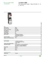 Datasheet for Schneider Electric GV2DM116BD, EAN: 3389110817409 Datasheet for Schneider Electric GV2DM116BD, EAN: 3389110817409