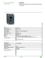 Datasheet for Schneider Electric XALD02, EAN: 3389110114744