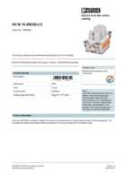 Datasheet for Phoenix Contact 1605569, EAN: 4017918940652