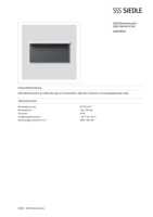 Datasheet for Siedle 200038502-00, EAN: 4015739385027