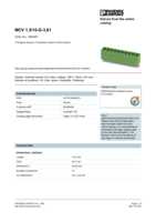 Datasheet for Phoenix Contact 1803507, EAN: 4017918045814