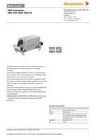Datasheet for Weidmüller 1661860000, EAN: 4008190418397