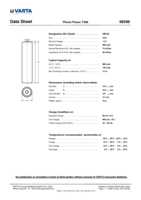 Datasheet for Varta 48094, EAN: 4008496330867