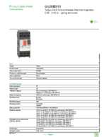Datasheet for Schneider Electric GV2ME033, EAN: 3389110346374