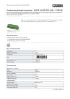 Datasheet for Phoenix Contact 1778108, EAN: 4017918039974