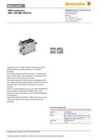Datasheet for Weidmüller 1656730000, EAN: 4008190409746