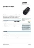 Datasheet for Phoenix Contact 1500787, EAN: 4017918610524 Datasheet for Phoenix Contact 1500787, EAN: 4017918610524