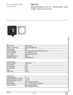 Datasheet for Schneider Electric KBC1H, EAN: 3389110980493