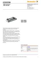 Datasheet for Weidmüller 1212400000, EAN: 4008190083939