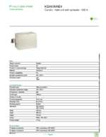 Datasheet for Schneider Electric KSA630AE4, EAN: 3606480005060